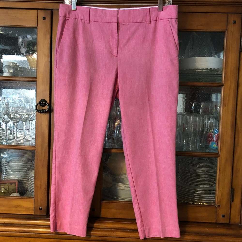 EUC Loft Pink Speckled Pants